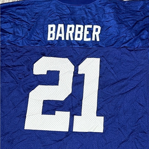 Tiki Barber New York Giants NFL Football Sports Athletic NYG Jersey - Picture 4 of 6